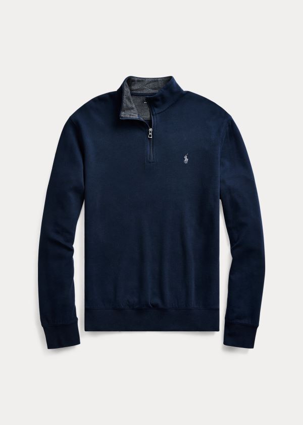 Men's Polo Ralph Lauren Jersey Half-Zip Pullover | 765948GYJ